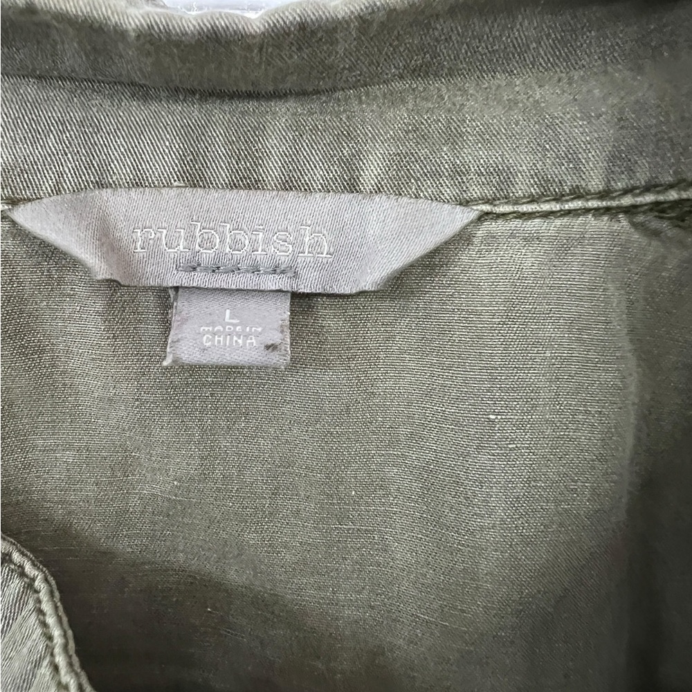 Rubbish Women's Olive Jacket - Picture 4 of 4